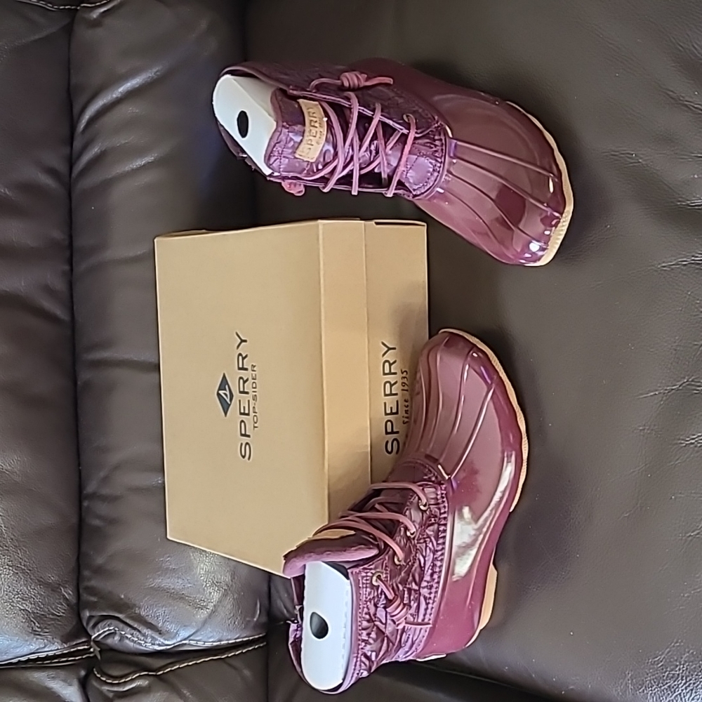 Womens Sperry duck boots